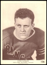 1940-41 O-Pee-Chee (V301-2) EX Lynn Patrick #136