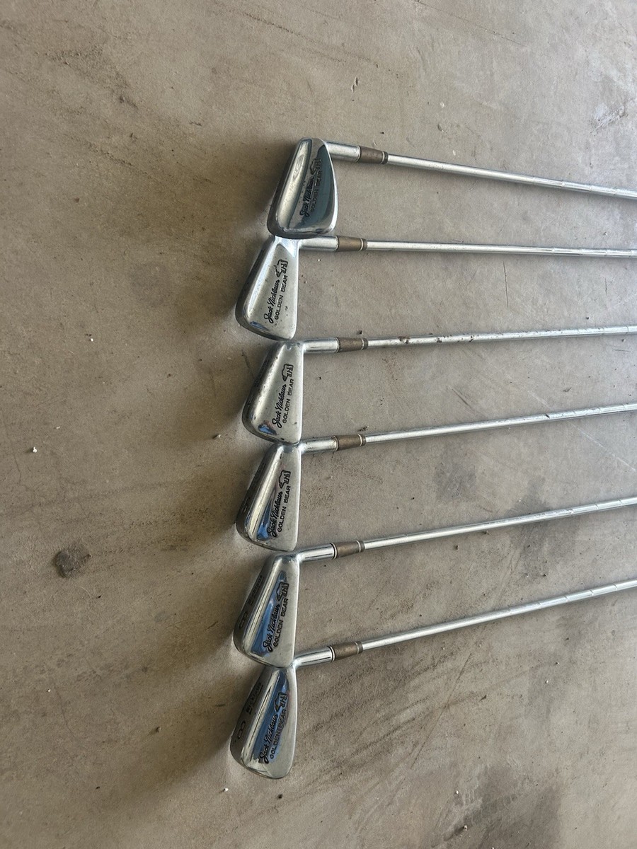 6 Jack Nicolaus Golden Bear Golf Clubs. 3 4 5 6 8 And PW | eBay