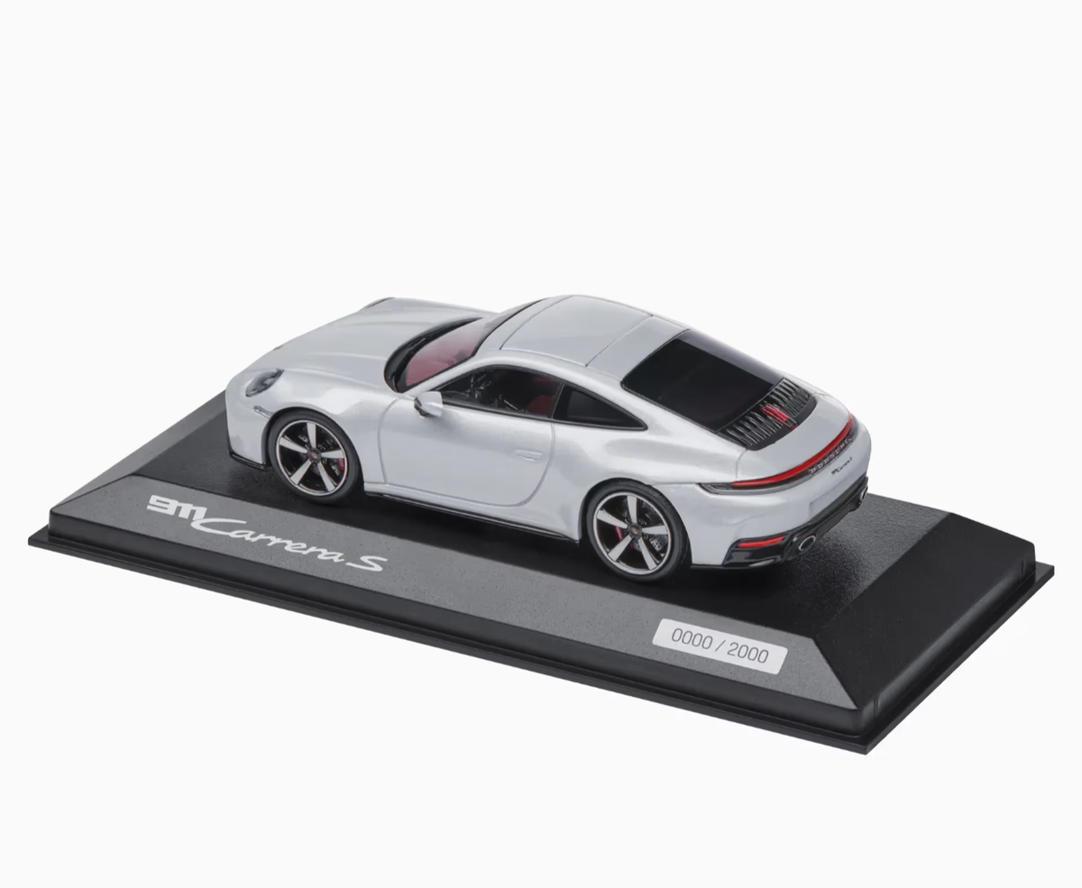 1/43 Porsche 911 992.2 Carrera S 2024 Ice Grey Model Car by Spark