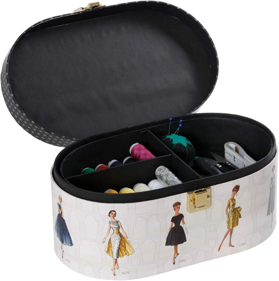 Simplicity Vintage 5592029001 Travel Sewing Notions Supplies Kit in Gold...  - Image 2 of 4