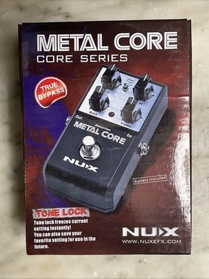 NuX Metal Core Deluxe Distortion Guitar Pedal New In Box