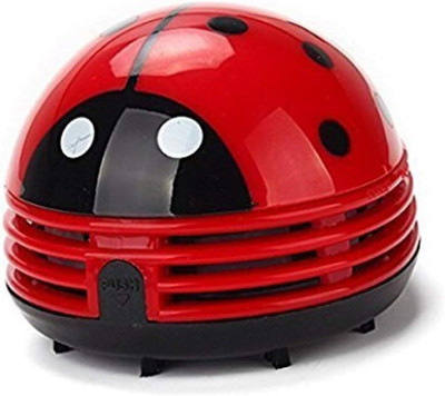 Ladybug Cartoon Mini Vacuum Cleaner Dust Sweeper Cordless Corner Desktop Vacuum