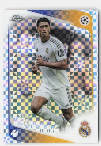 2025-26 Topps Chrome UEFA Club Competitions #64 Jude Bellingham X-Fractor