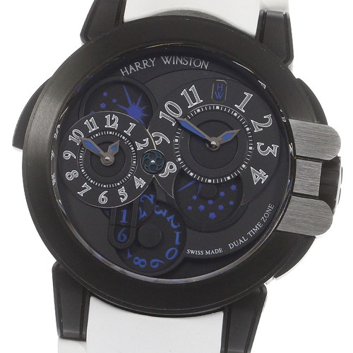 HARRY WINSTON Ocean Dual Time Black Edition OCEATZ44ZZ007 TO296035