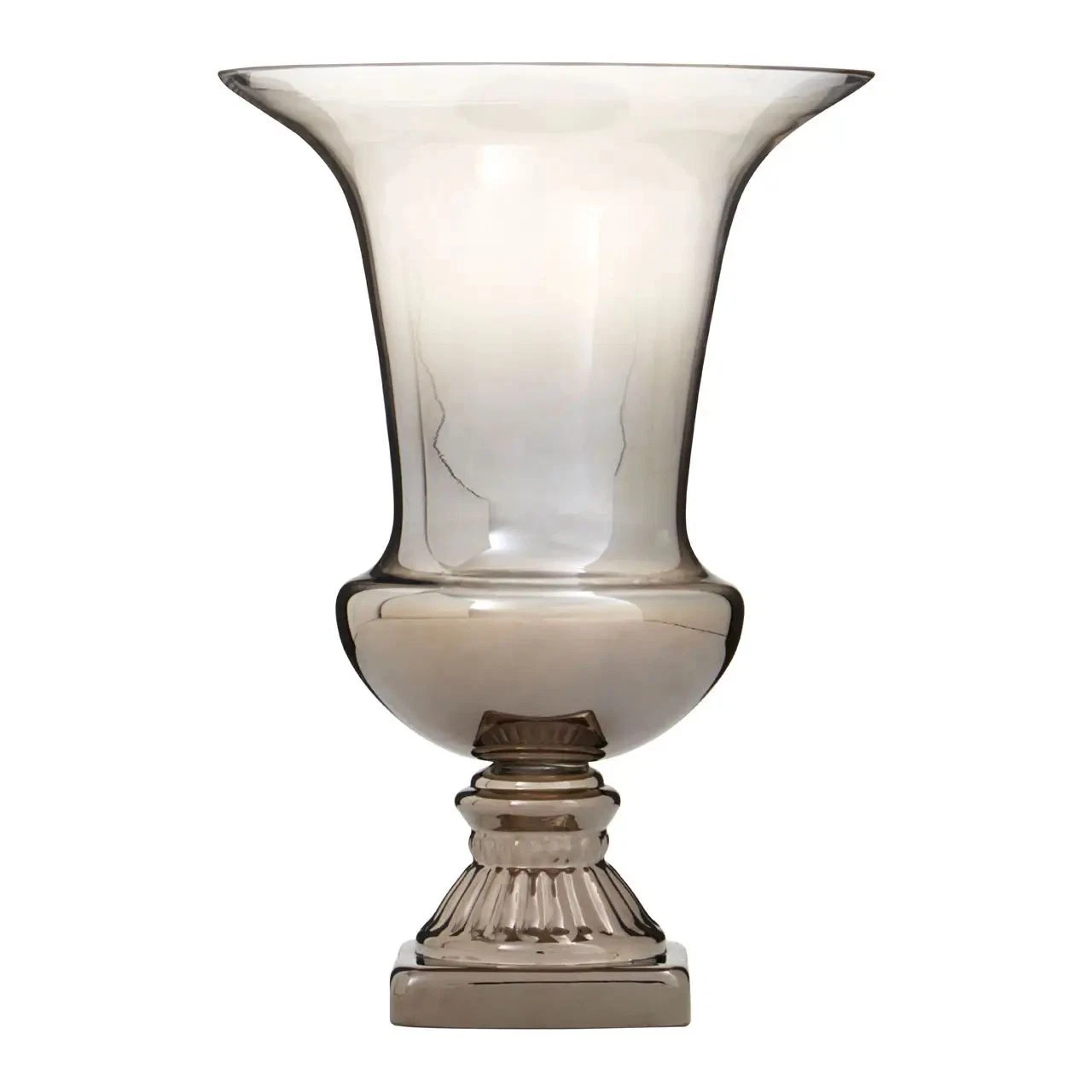 Alexa Glass Vase Large Decorative Fluted Ornament Centrepiece Trumpet Shaped
Opens in a new window o