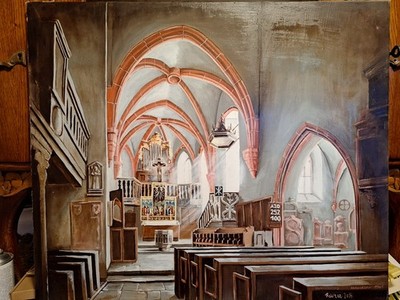 1A Fine Art Original  Freundeskreis Urbanskirche e. V. Urbanskirche in 1965 572