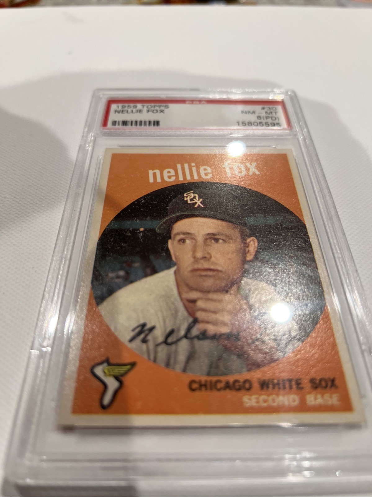 1959 Topps - Nellie Fox #30 PSA 8 Baseball Card