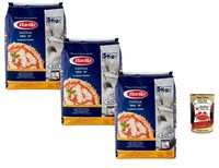 Barilla Farina Tipo 0 W270 Pizza Brot Focaccia Mehl 3X5Kg +Polpa