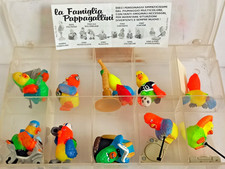 SORPRESINE EXTRA KINDER SERIE FAMIGLIA PAPPAGALLINI ENTRA & SCEGLI LE FIGURE RAR