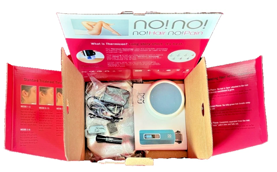No!No! Pro Plus ROSE Deluxe Hair Removal System - Full 1 Year Warranty! - BNIB! - Image 4 of 4