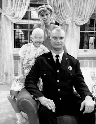 Markie Post as Christine Sullivan Nikki Cox as Toni Richard Moll a- Old Photo
