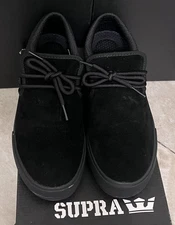 Supra Sneakers Cuba Black-Black- Size8 S92519