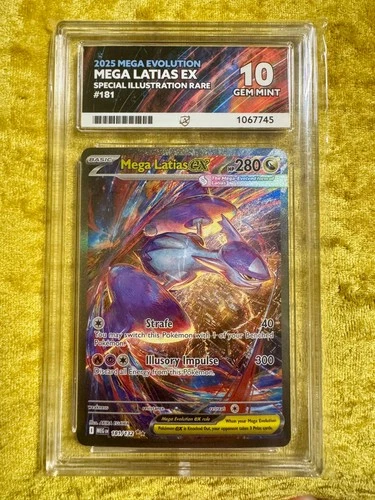 Mega Latias EX 181/132 ACE 10 GEM MINT - **PERFECT SUB GRADES**