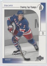 2001-02 Upper Deck Stanley Cup Champs Brian Leetch #82 HOF 0m0