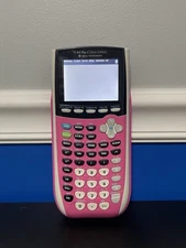 Texas Instruments TI-84 Plus C Silver Edition Graphing Calculator - Pink TESTED
