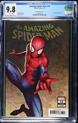 Amazing Spider-Man #33 (#834) Basri 1:50 Variant Cover CGC 9.8 - NM/M - Only 23!