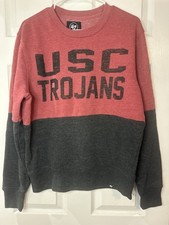 47 USC Trojans 2 Tone Crewneck Sweatshirt Men's Size Medium