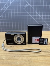 Sony Cyber-Shot DSC-W230 12.1MP Digital Camera Black Complete Bundle
