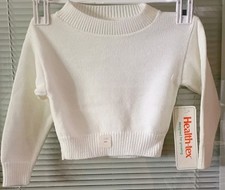 Health-tex Sweater, 12 Month, Vtg, Late 1980s/1990s", Made in USA, White