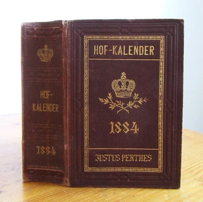 Gothaischer genealogischer Hof- Kalender  1884 - Bild 1 von 4