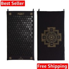 Classic Acupressure Mat Level 2 Intensity in Shakti Black, Relieves Stress  ...