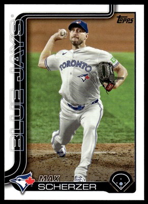 2025 Topps Series 2 Max Scherzer #686 Toronto Blue Jays Baseball