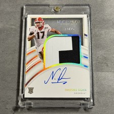 2022 Immaculate Collegiate Gold /25 Nakobe Dean #58 RPA Rookie Patch Auto RC