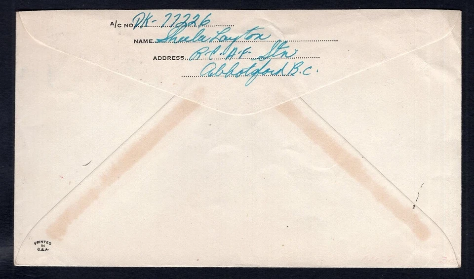 Cubierta militar Abbotsford MPO 1125 de Canadá Segunda Guerra Mundial a EE. UU. Foto 2 de 2