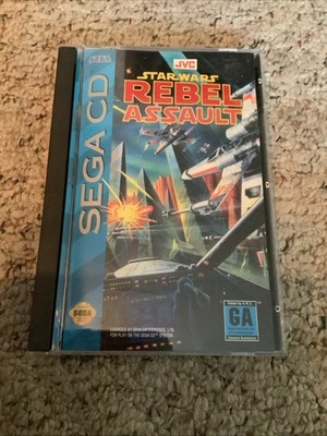 Sega Cd Star Wars Rebel Assault Works Tested Authentic