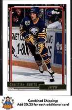 Christian Ruuttu 1992-93 Topps #485 Gold Winnipeg Jets