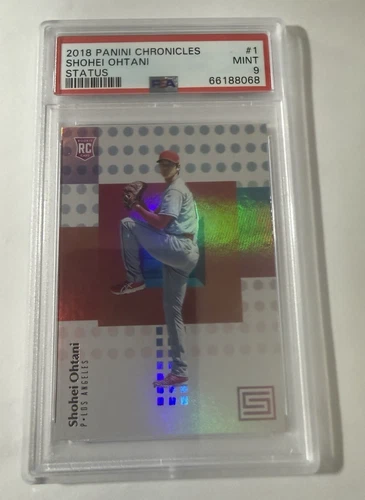 SHOHEI OHTANI -- PANINI CHRONICLES -- STATUS -- #1 -- PSA MINT 9