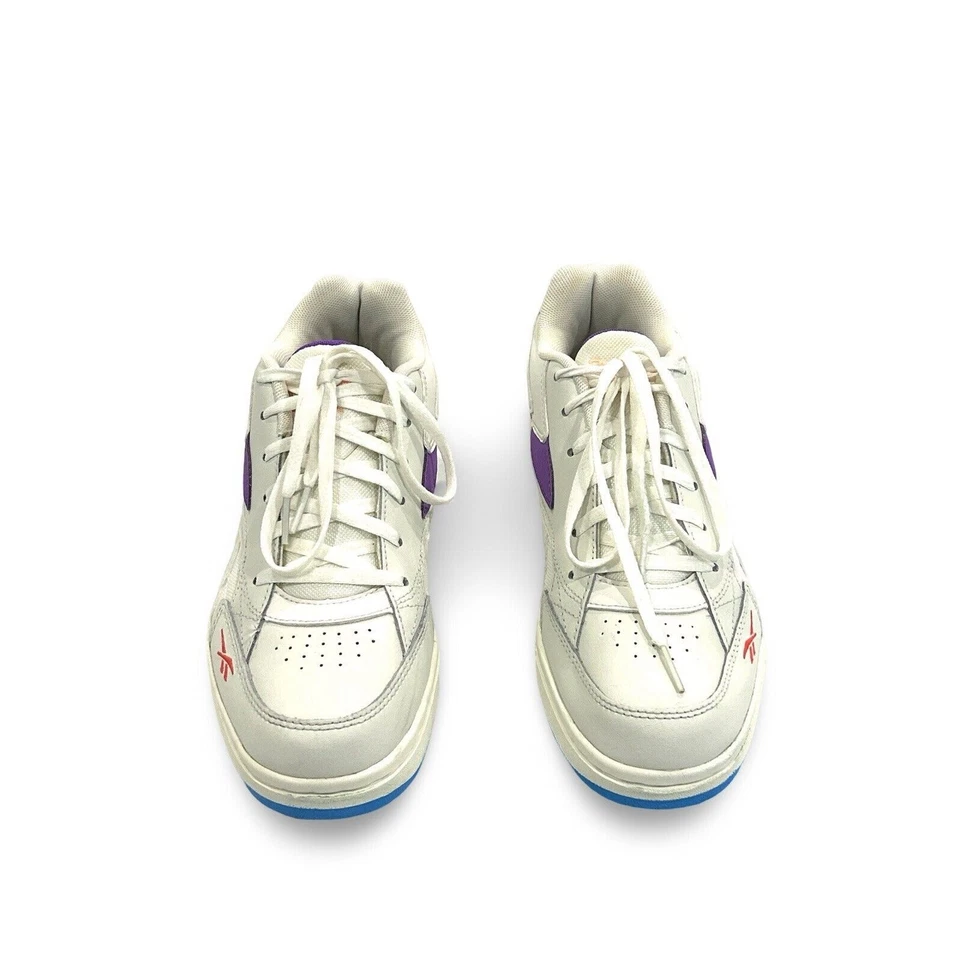 锐步 Court 双混运动鞋女式 7 码白色和紫色 — 第 4/4 张图片