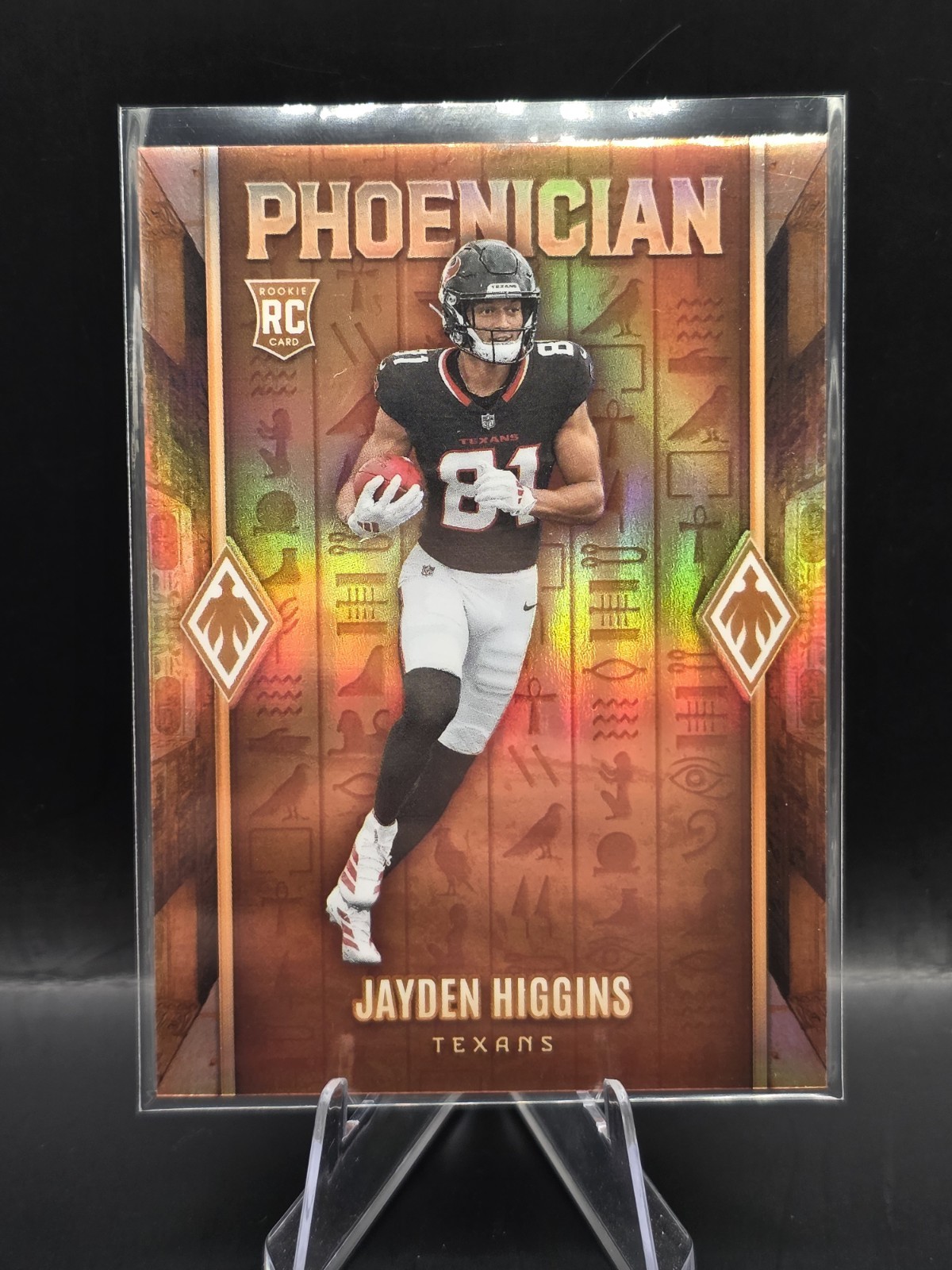 2025 Panini Phoenix Phoenician Jayden Higgins #7 Rookie RC Case Hit SP