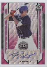 2021 Leaf Metal Draft Pink Wave 1/10 Tyler Whitaker #BA-TW1 Auto 1b8