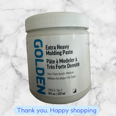 Golden Extra Heavy Gel Matte Medium 8 fl oz Acrylic Gel Painting 3110-5 / Ser C