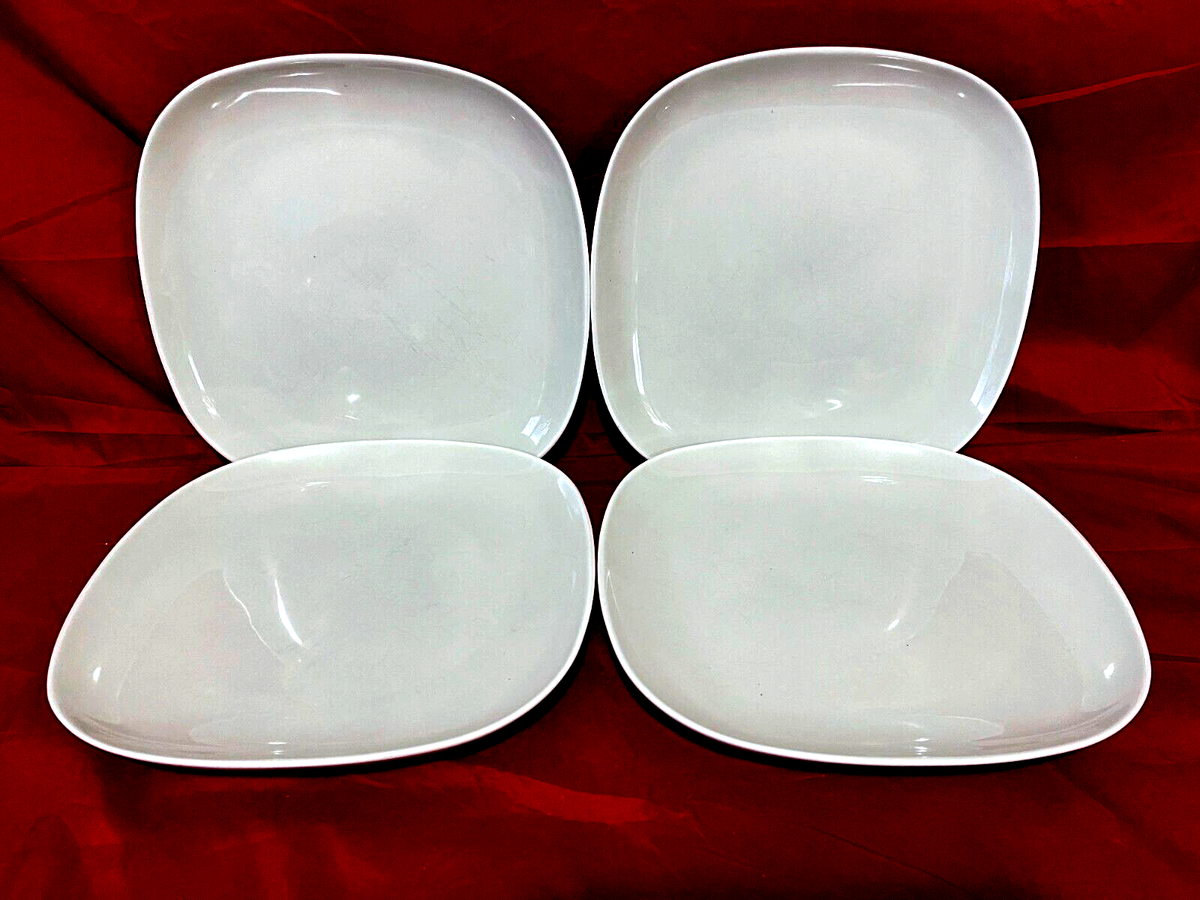 Ikea 365+ Susan Pryke 13286 Square Beige Dinner Plates 9 3/4