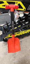  Red Aluminum Collapsible Snowmobile Shovel Polaris Yamaha SkiDoo Arctic Cat