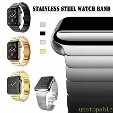 Stainless Steel Link Band Strap For Apple Watch Series 10 9 8 7 6543 iWatch SE 2