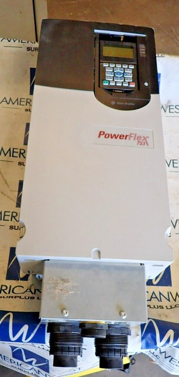 Allen Bradley PowerFlex 753 AC DRIVE 50 HP 480 volt 3 phase