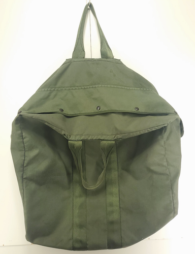 Flyers Kit Bag U.S. Military Green Zip Up Flight Gear Duffle