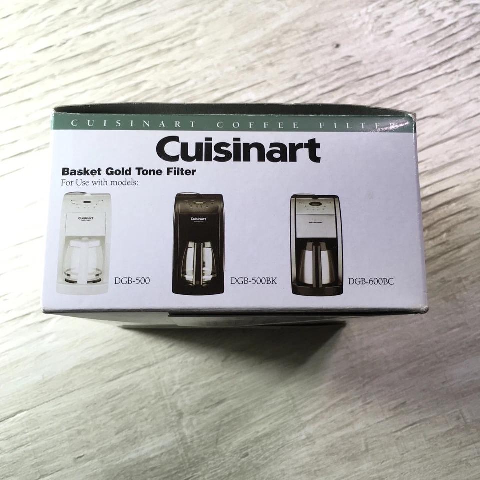 Filtro de café Cuisinart reutilizable tono dorado permanente GTF-B Foto 3 de 4