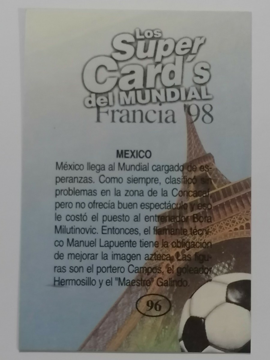 FRANCE98 オランダvsメキシコ チケット半券 FRANCE 98 #96