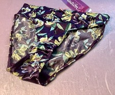 Women Panties,Bikinis"Ilusion"Size M. Floral Satin Soft Shiny W/Decoration Mexic
