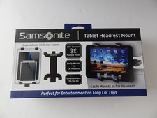 Samsonite Universal Tablet iPad Headrest Car Mount Black. New