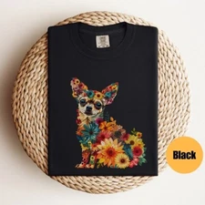 Floral Chihuahua Shirt | Chihuahua Mom | Dog Lover Gift 