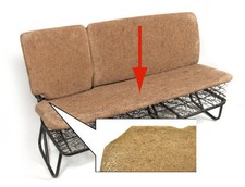 Middle Seat Pad Bottom, seat with fold down end 64-79. Split Screen Bay Window  