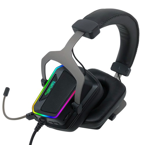 Viper Gaming - Casque de jeu RGB V380 avec son ambiophonique 7.1 - Photo 7/8