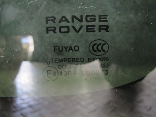 2013-2022 LAND RANGE ROVER L405 REAR RIGHT QUARTER GLASS WINDOW - Picture 3 of 14