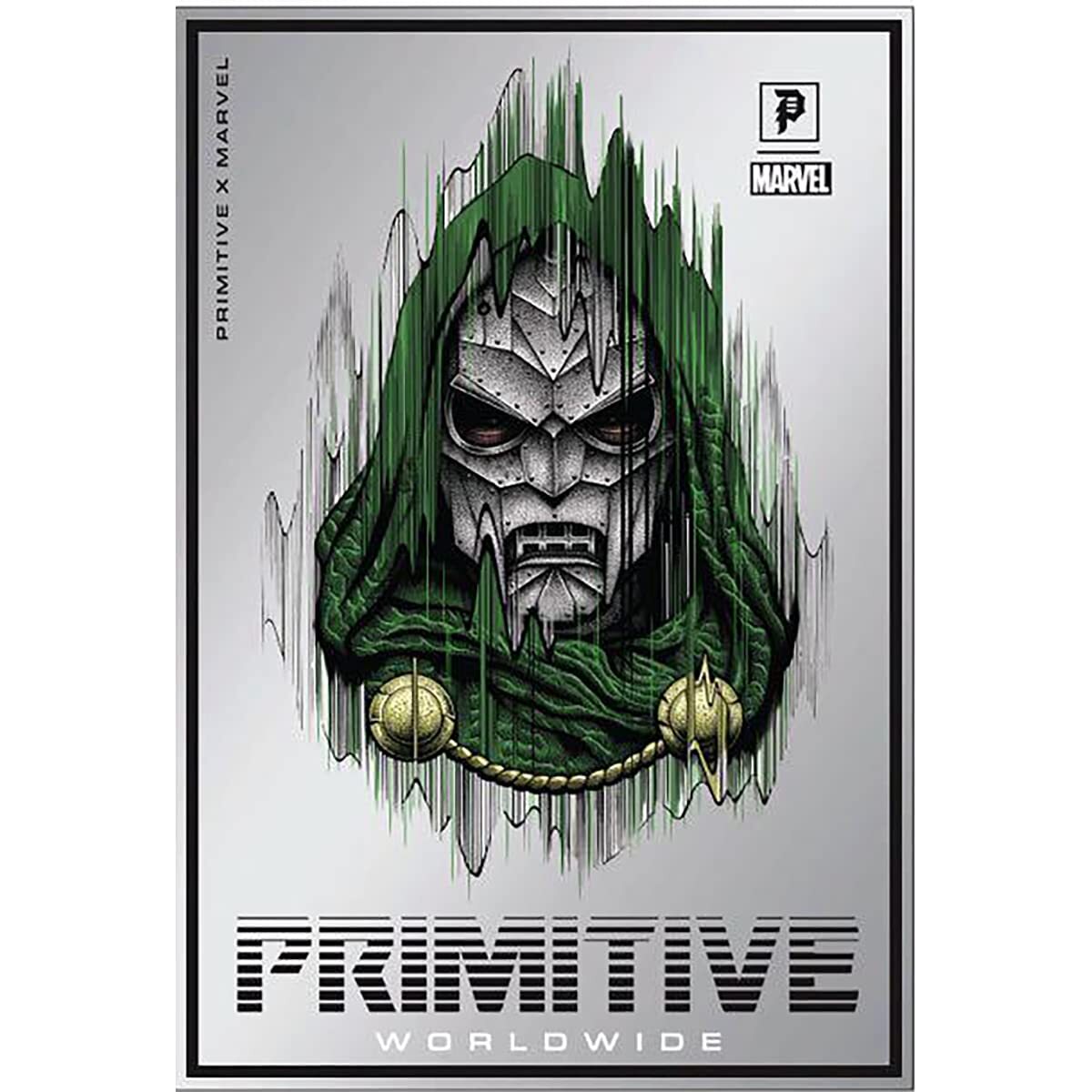 Primitive Skateboarding Doctor Doom Foil Sticker Hologram | eBay