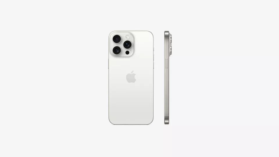 Apple iPhone 15 Pro Max - 512 GB - White Titanium (Unlocked) for